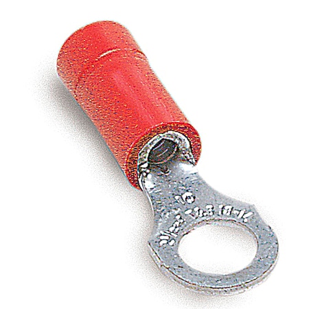 Thomas & Betts 18RA-10, INS VINYL RING TERM 22-16 No10 RED, PK 100 18RA-10